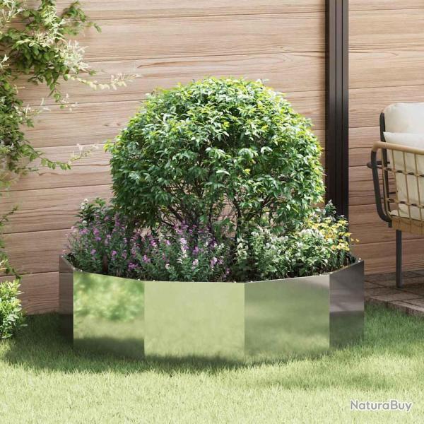 Jardini�re Argent 120 x 120 x 35 cm Acier galvanis�