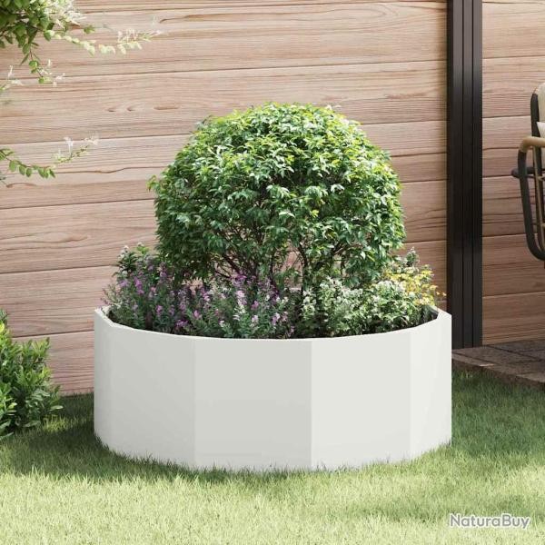 Jardini�re Blanc 90 x 90 x 35 cm Acier
