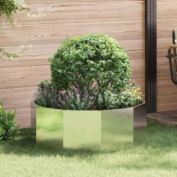 Jardini&egrave;re Argent 90 x 90 x 35 cm Acier inoxydable