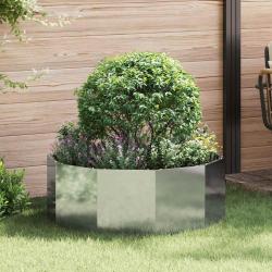 Jardini&egrave;re Argent 90 x 90 x 35 cm Acier galvanis&eacute;