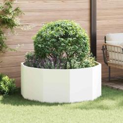 Jardini&egrave;re Blanc 120 x 120 x 50 cm Acier