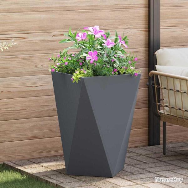 Jardini�re Anthracite 50 x 50 x 75 cm Acier