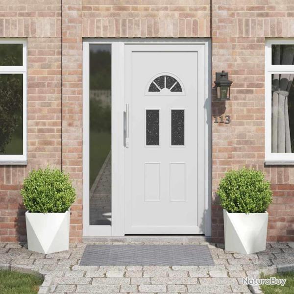Jardini�re 2 pc Blanc 40 x 40 x 40 cm Acier
