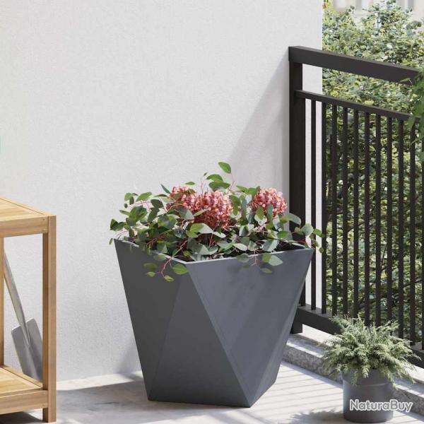 Jardini�re Anthracite 40 x 40 x 40 cm Acier