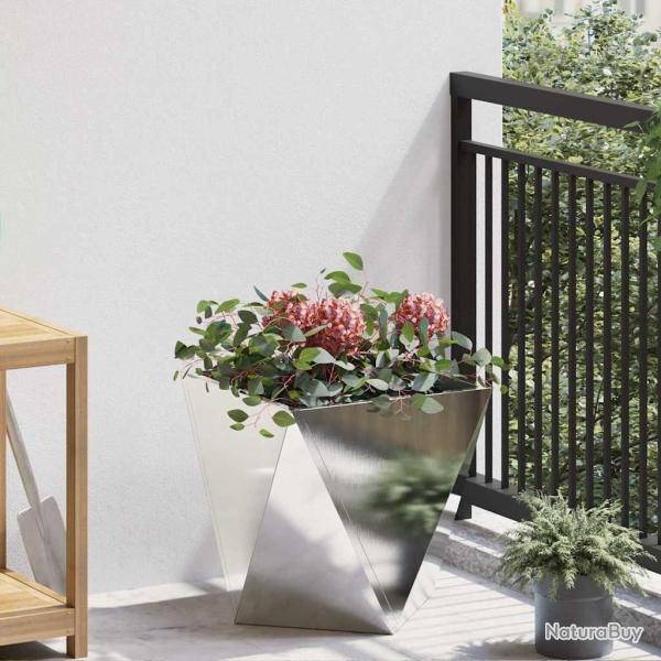 Jardini�re Argent 40 x 40 x 40 cm Acier inoxydable