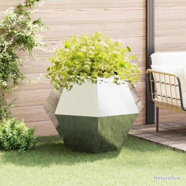 Jardini�re Argent 100 x 100 x 80 cm Acier inoxydable