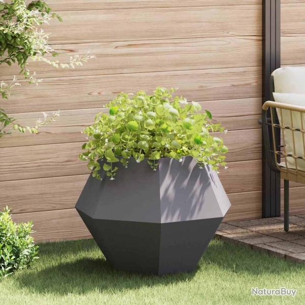 Jardini�re Noir 75 x 75 x 60 cm Acier