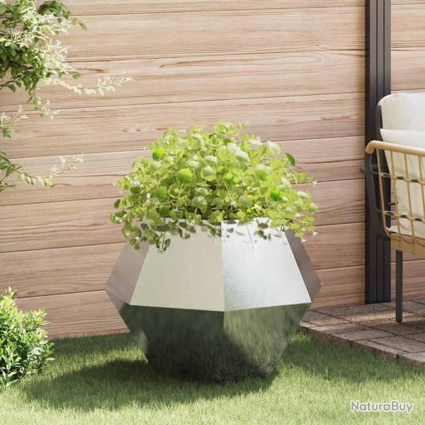 Jardini�re Argent 75 x 75 x 60 cm Acier inoxydable