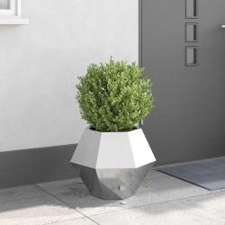 Jardini&egrave;re Argent 50 x 50 x 40 cm Acier inoxydable