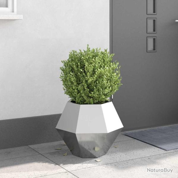 Jardini�re Argent 50 x 50 x 40 cm Acier galvanis�