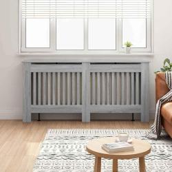 Cache-Radiateur gris 172 x 19 x 81,5 cm