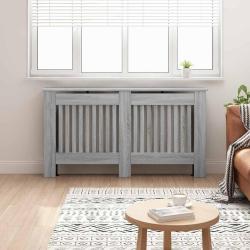 Cache-Radiateur gris 152 x 19 x 81,5 cm