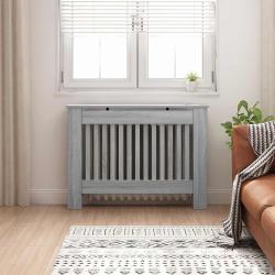 Cache-Radiateur gris 112 x 19 x 81,5 cm