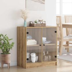 Meuble d'appoint Ch&ecirc;ne artisanal 68 x 37 x 75,5 cm