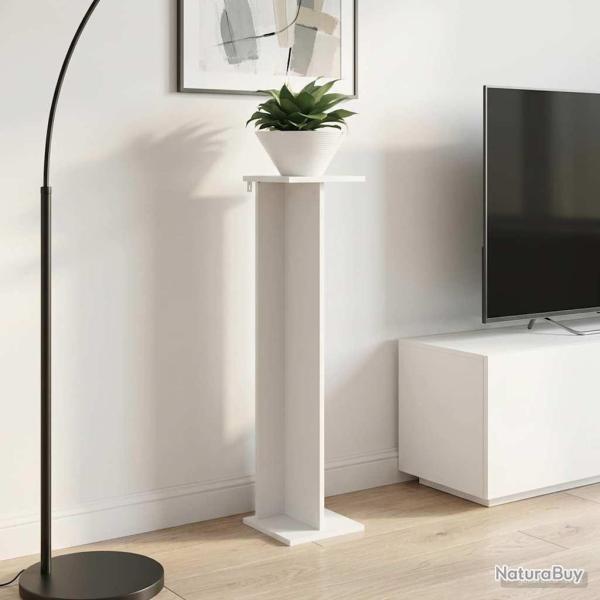 Support de Plante 2 pc Blanc 25 x 25,5 x 100,5 cm