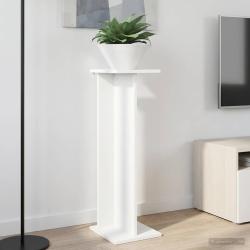 Support de Plante 2 pc Blanc 25 x 25,5 x 80,5 cm