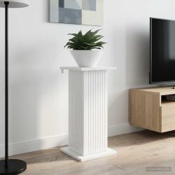 Support de Plante 2 pcs Blanc brillant 30,5 x 30 x 60,5 cm