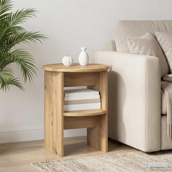 Meuble d'appoint Ch�ne Artisanal �40 x 50 cm Bois d'ing�nierie