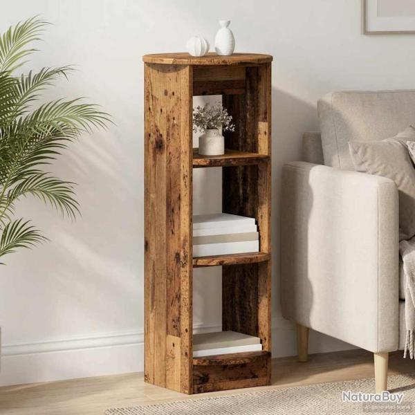 Meuble d'appoint Bois ancien 40 x 40 x 100 cm Bois d'ing�nierie