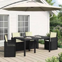 Coussins de si&egrave;ge et de dos 4 pcs Cr&egrave;me 47 x 45 x 2 cm