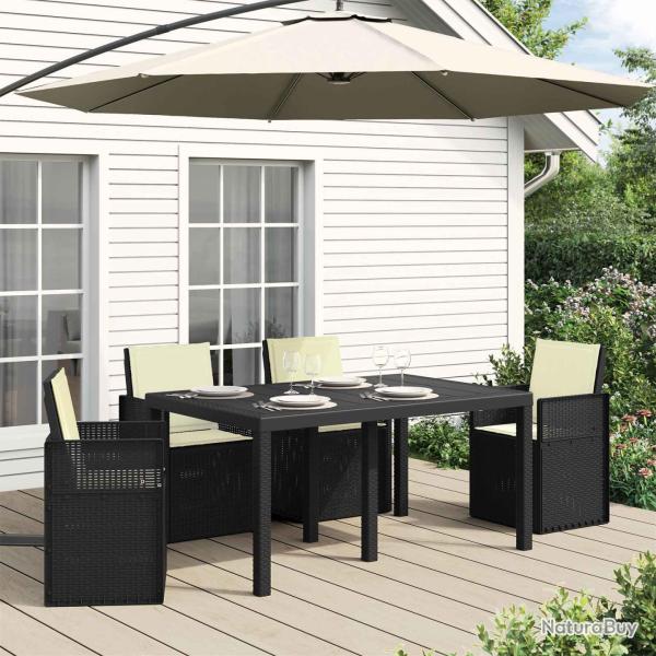 Coussins de si�ge et de dos 4 pcs Cr�me 47 x 45 x 2 cm