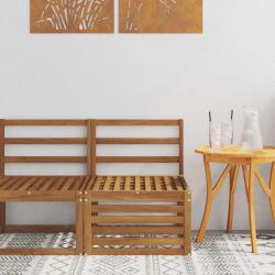 Sofa de milieu ext&eacute;rieur Bois d'Acacia Massif Naturel