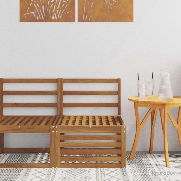 Sofa de milieu ext�rieur Bois d'Acacia Massif Naturel