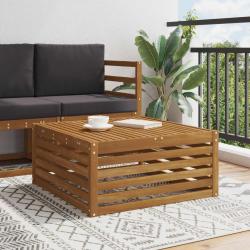 Table de Bois d'Acacia Massif Naturel 79 x 79 x 37 cm