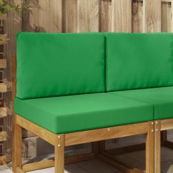 Coussin de canap&eacute; d'ext&eacute;rieur en polyester vert, pour le jardin, 60 &times; 60 cm
