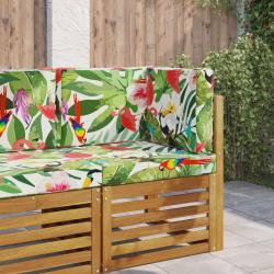 Coussin de canap&eacute; d'ext&eacute;rieur 3 pcs color&eacute; Polyester