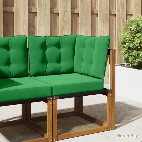 Coussin de canap� d'ext�rieur Polyester Vert 60 x 40 x 10 cm