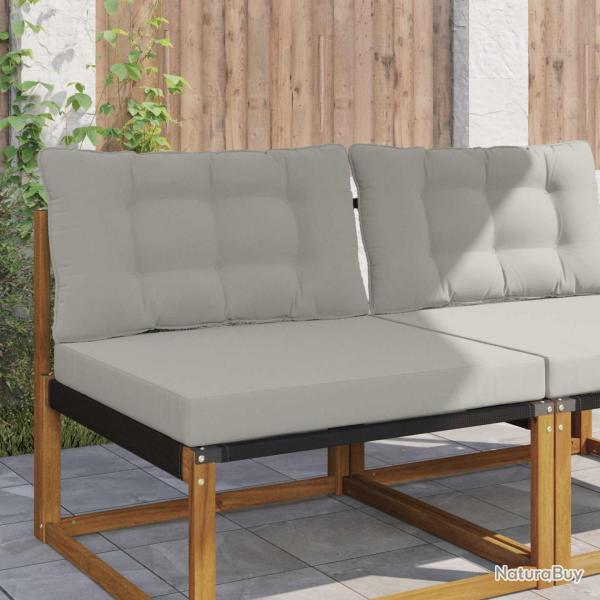 Coussin de canap� d'ext�rieur Polyester Gris 80 x 68,5 x 8 cm