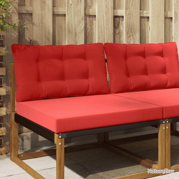 Coussin de canap� d'ext�rieur Polyester Rouge 80 x 68,5 x 8 cm