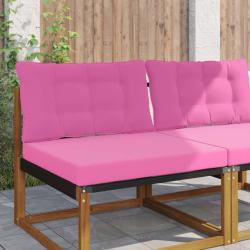 Coussin de canap&eacute; d'ext&eacute;rieur en polyester rose pour la terrasse, 80 &times; 68,5 cm