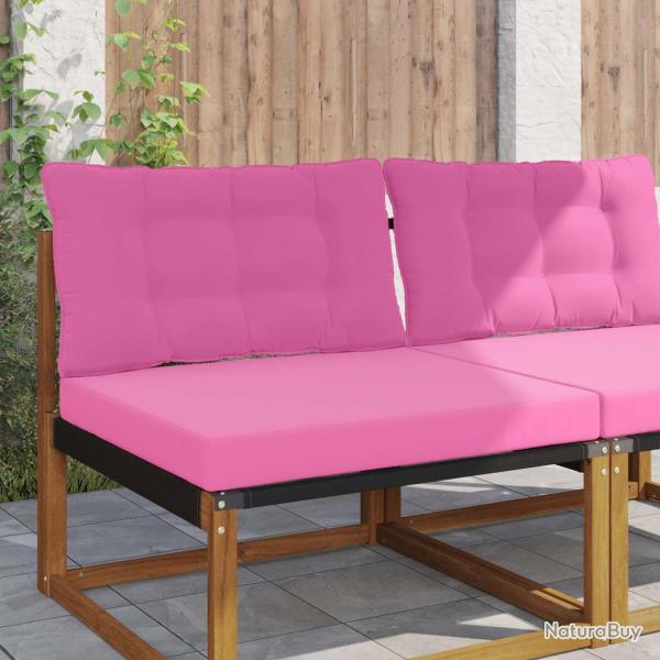 Coussin de canap� d'ext�rieur Polyester Rose 80 x 68,5 x 8 cm