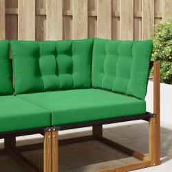 Coussin de canap&eacute; d'ext&eacute;rieur Polyester Vert 80 x 43 x 10 cm