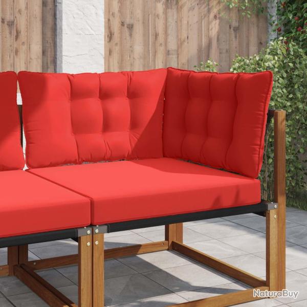 Coussin de canap� d'ext�rieur Polyester Rouge 80 x 43 x 10 cm
