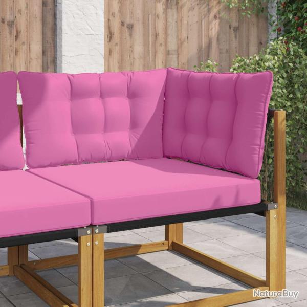 Coussin de canap� d'ext�rieur Polyester Rose 80 x 43 x 10 cm