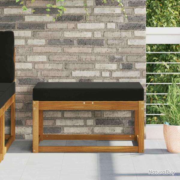 Coussin de si�ge d'ext�rieur, 100 % polyester, noir, pour la terrasse