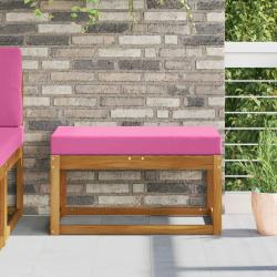 Coussin d'assise Rose 80 x 40 x 8 cm 100 % polyester