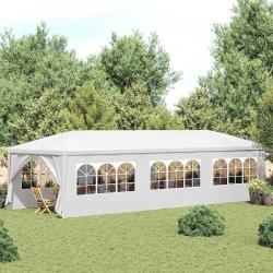Tente de r&eacute;ception 3x9 m Blanc