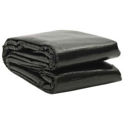 Film solaire de piscine PE rectangulaire flottant 8x5 m Noir