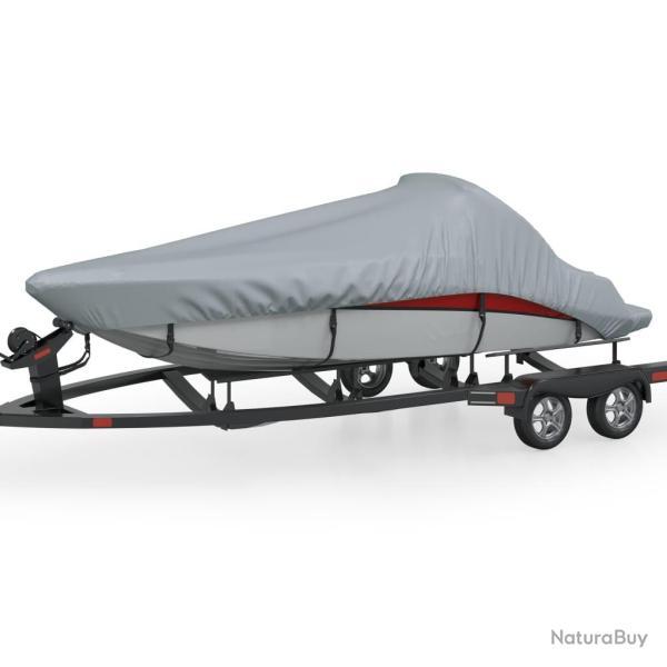 Housse pour bateau gris 427-488 cm (longueur)229 cm (largeur)