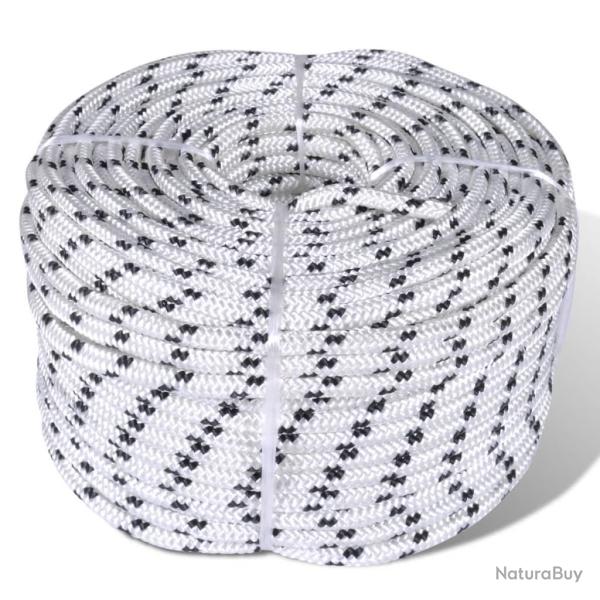 Corde de bateau tress�e en bobine Polyester 14 mm x 50 m