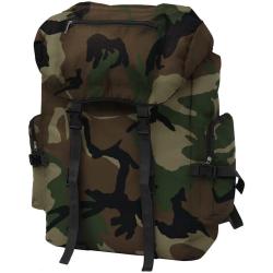 Sac &agrave; dos en style d'arm&eacute;e 65 L Camouflage