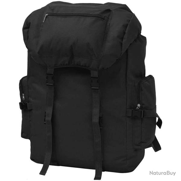 Sac � dos en style d'arm�e 65 L Noir