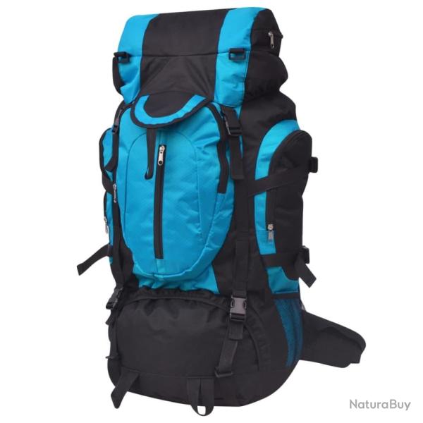 Sac � dos de randonn�e XXL 75 L Noir et bleu