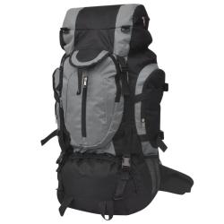 Sac &agrave; dos de randonn&eacute;e XXL 75 L noir et gris