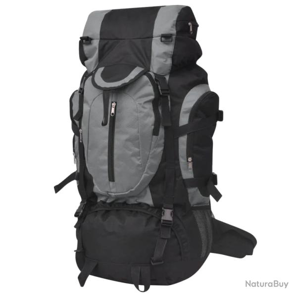 Sac � dos de randonn�e XXL 75 L noir et gris