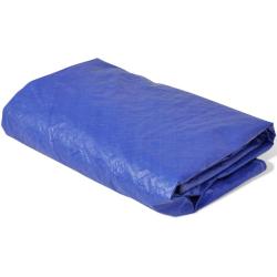 Couverture de piscine PE Ronde 540 cm 90 g/m&sup2;